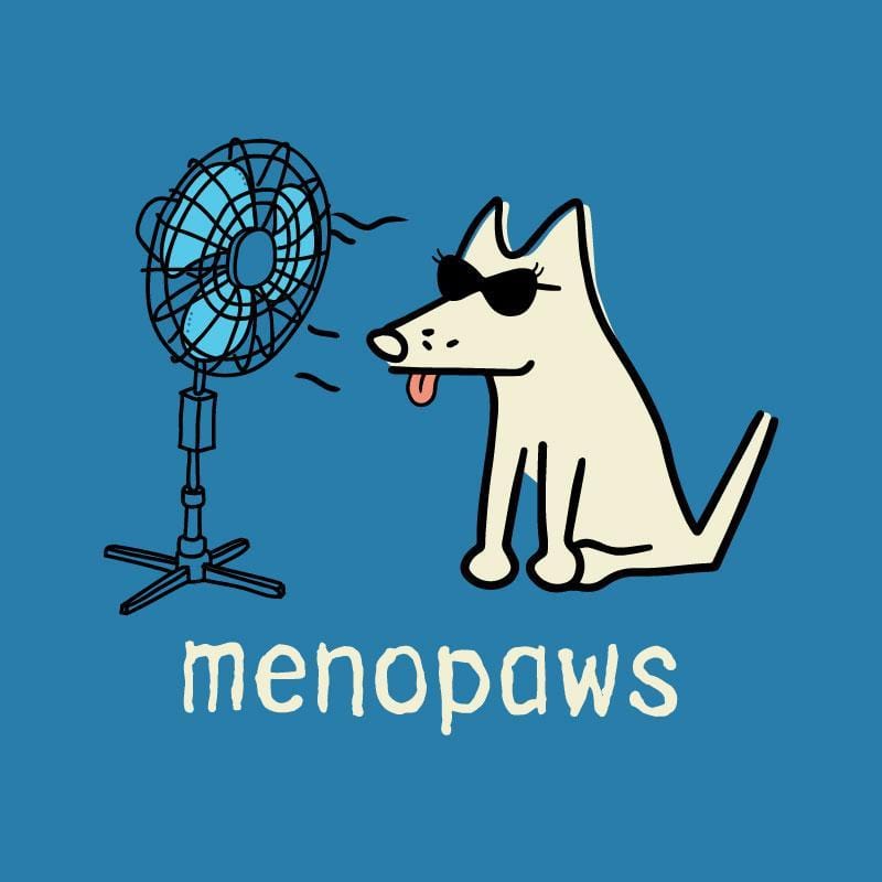 Menopaws - Ladies T-Shirt V-Neck