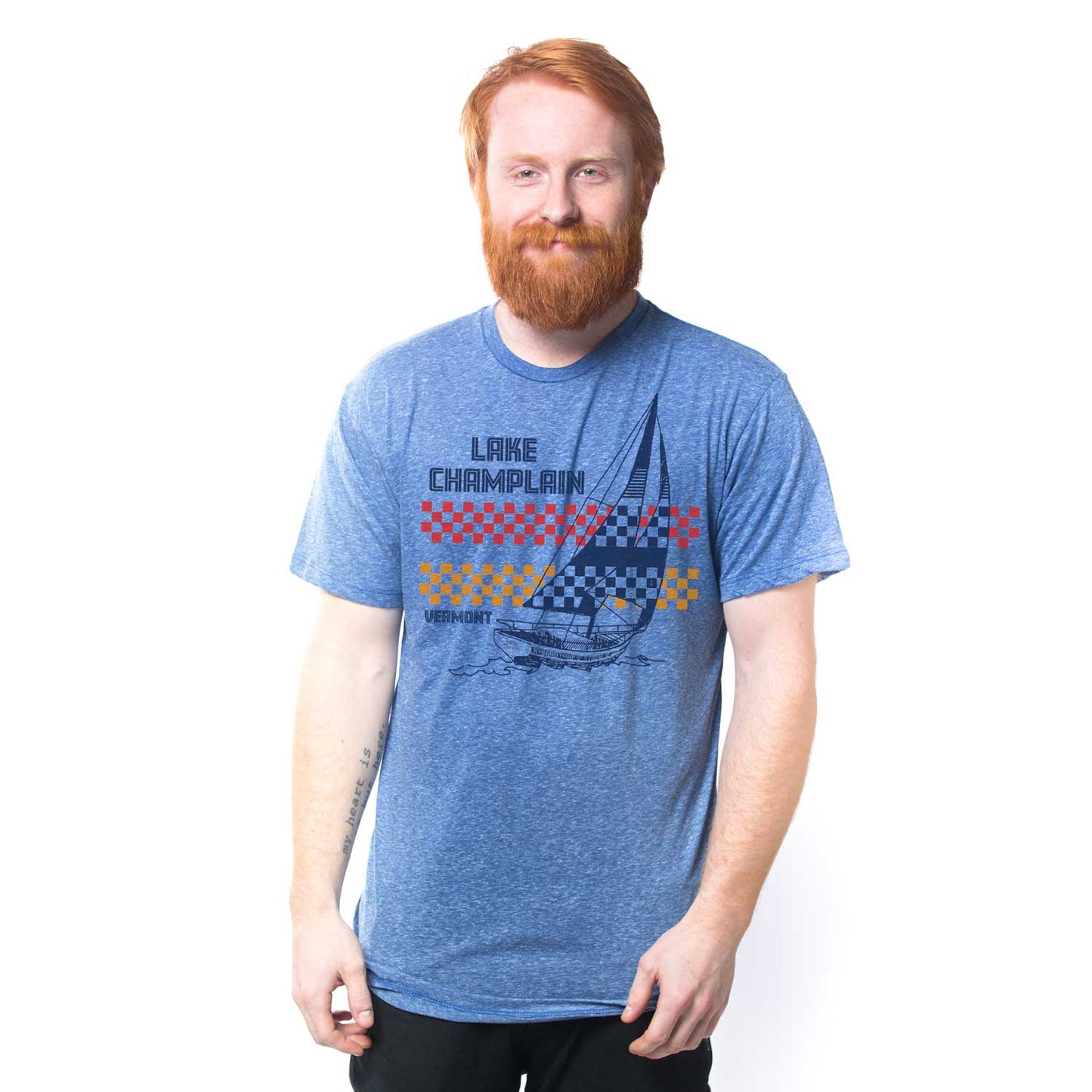 Lake Champlain VT Sailboat T-shirt