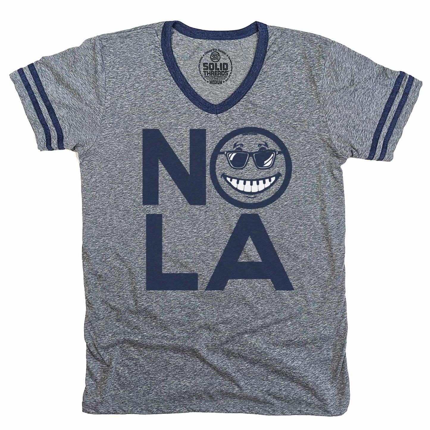 NOLA Smile V-Neck Tee