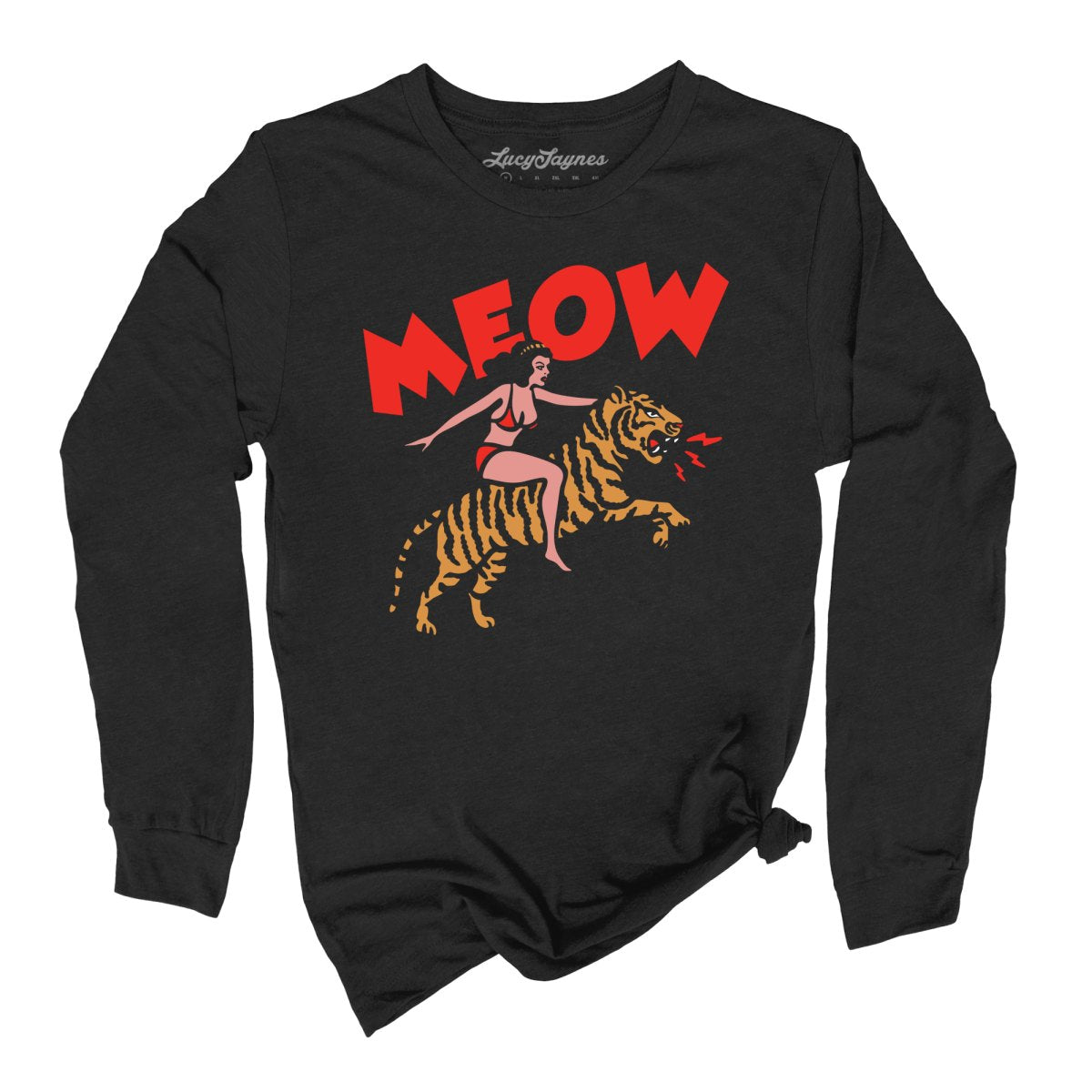Meow Tiger - Long Sleeve Tee