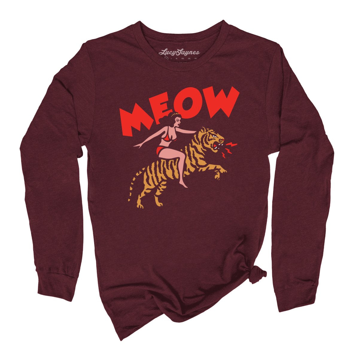 Meow Tiger - Long Sleeve Tee