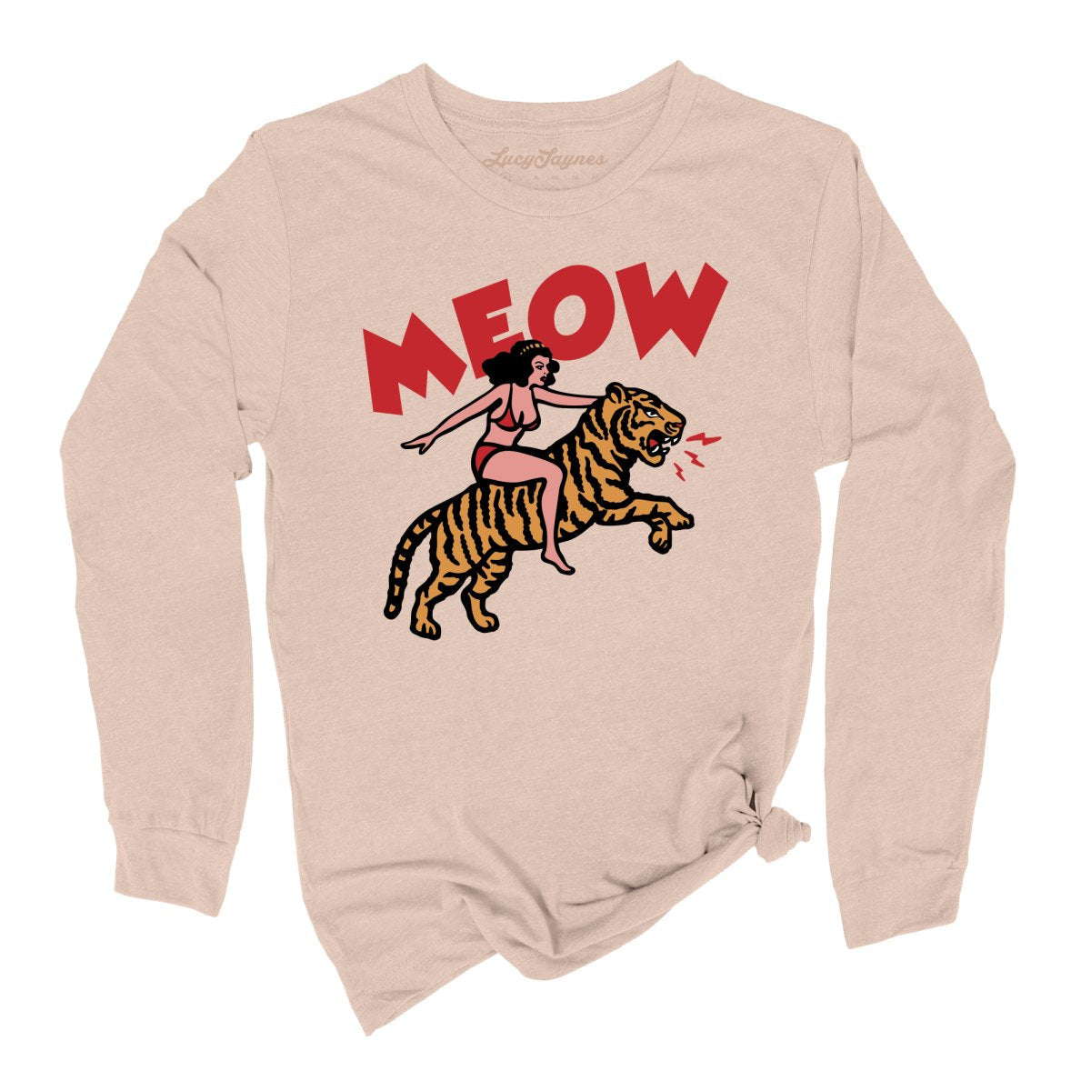 Meow Tiger - Long Sleeve Tee