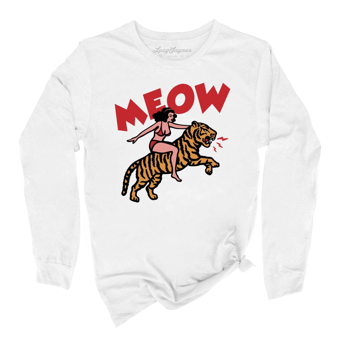 Meow Tiger - Long Sleeve Tee