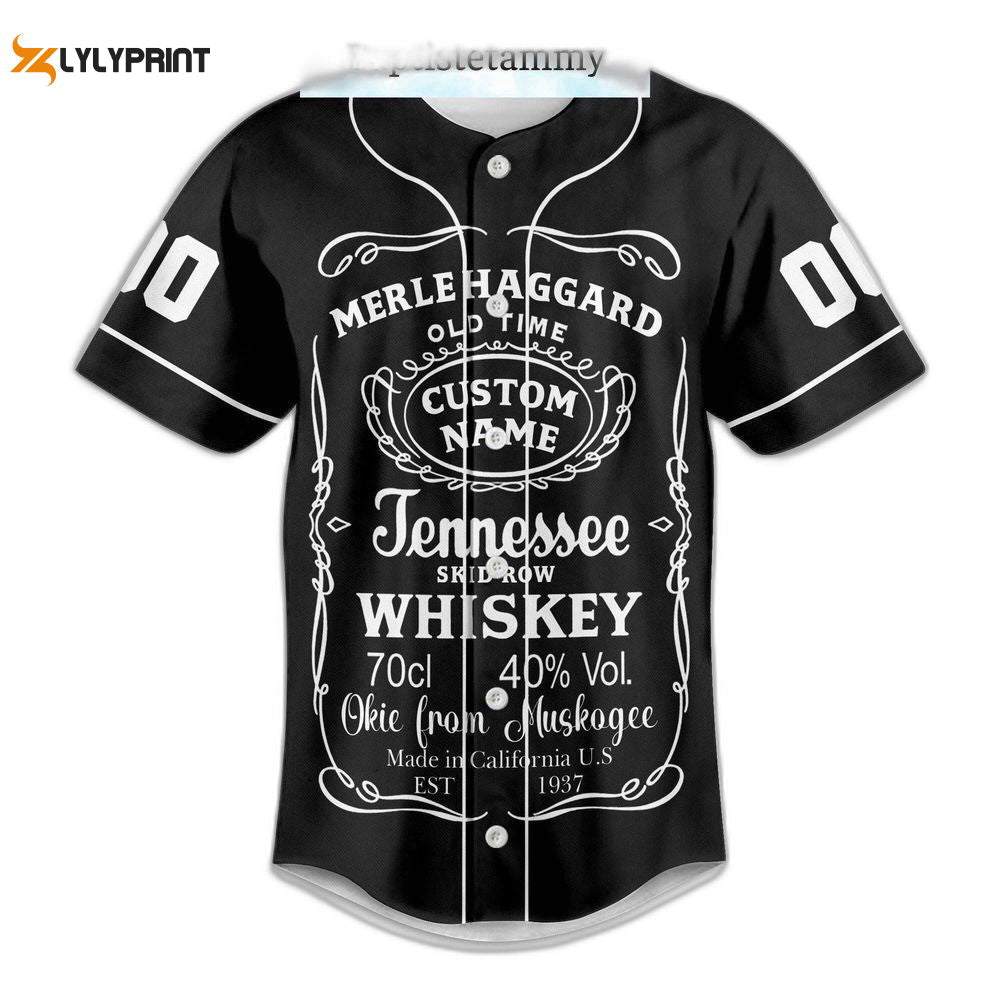 Merle Haggard Baseball Jersey For Men Women, Sing Me Back Home Jersey - lylyprint.com