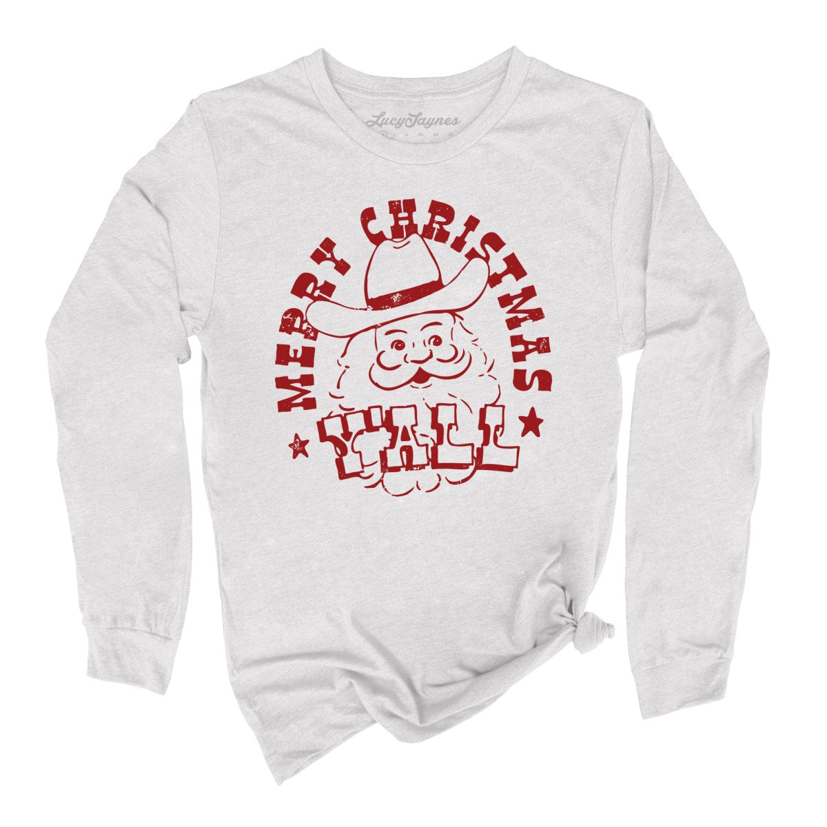 Merry Christmas Y'all Long Sleeve Tee