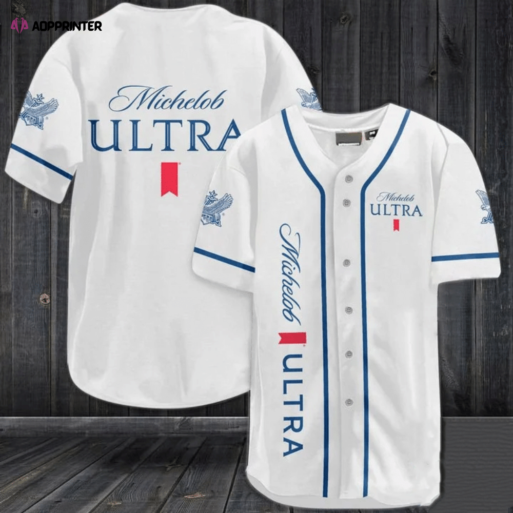 Michelob Ultra Beer Baseball Jersey Shirt - Aopprinter
