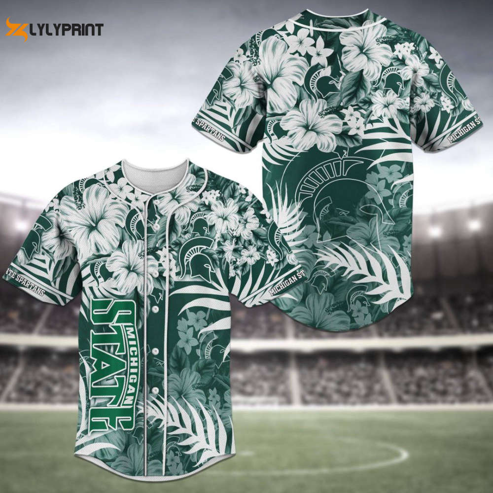 Michigan State Spartans Baseball Jersey Personalized 2023 Gift for Men Women - lylyprint.com