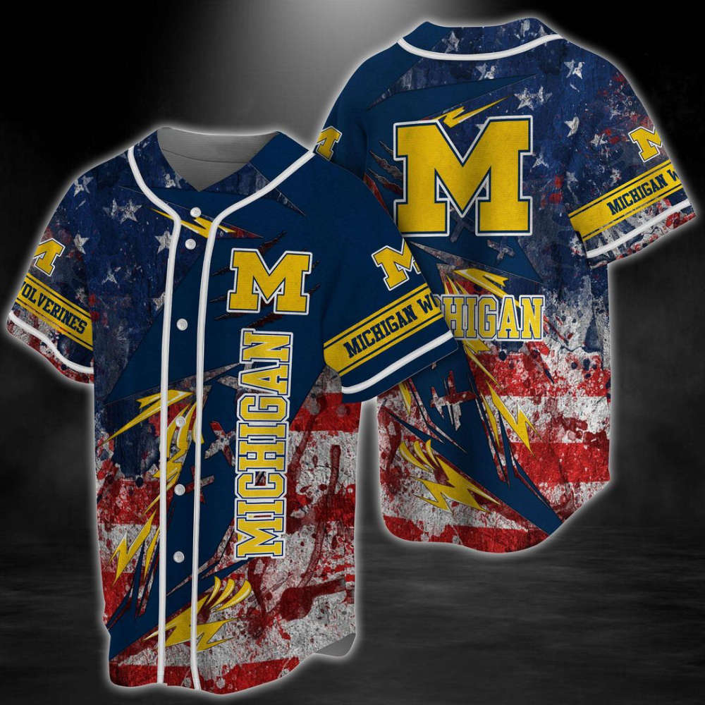 Michigan Wolverines Baseball Jersey Gift for Men Women - lylyprint.com