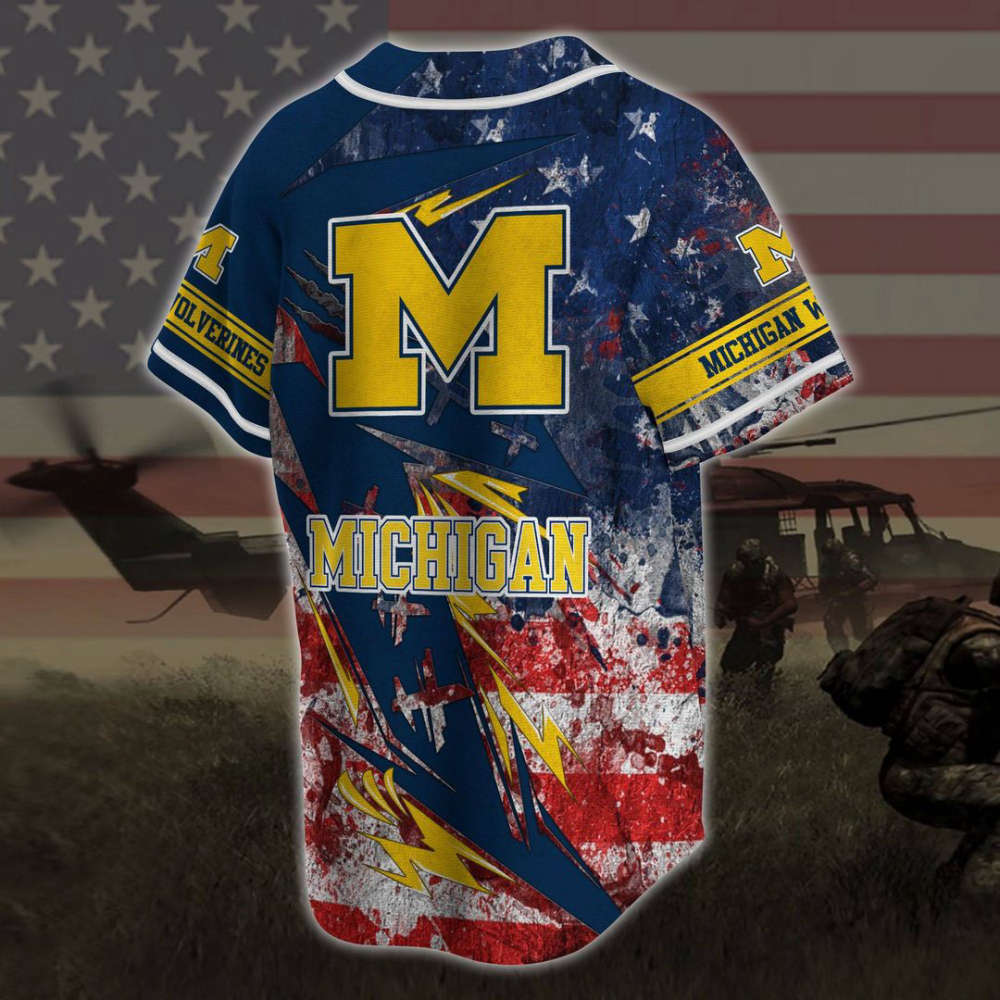Michigan Wolverines Baseball Jersey Gift for Men Women - lylyprint.com