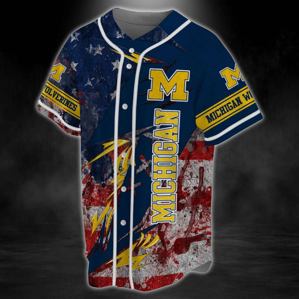 Michigan Wolverines Baseball Jersey Gift for Men Women - lylyprint.com