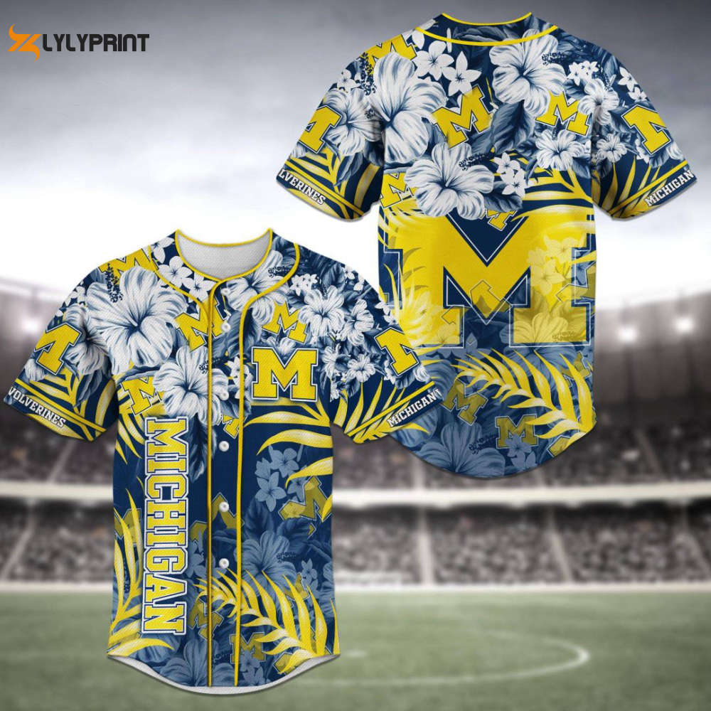Michigan Wolverines Baseball Jersey Personalized 2023 Gift for Men Women - lylyprint.com