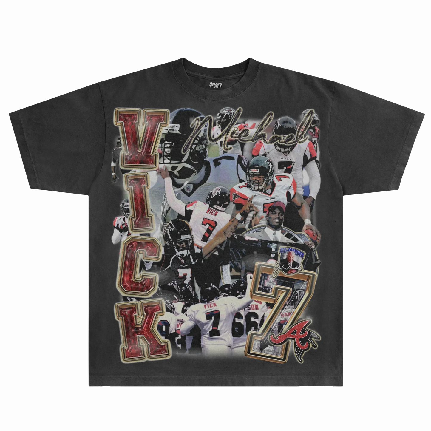 Mike Vick Falcons Tee Style002