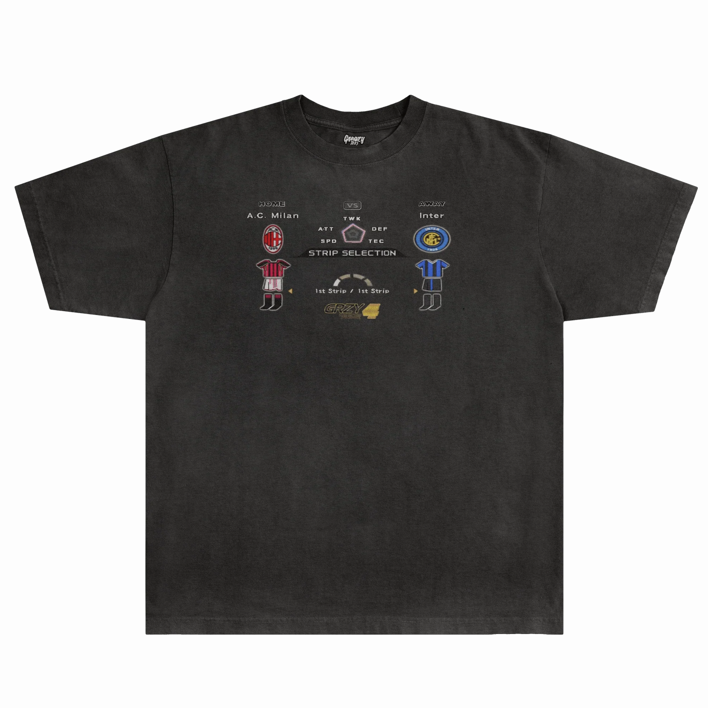 Milan Derby PES Classics Tee Style002
