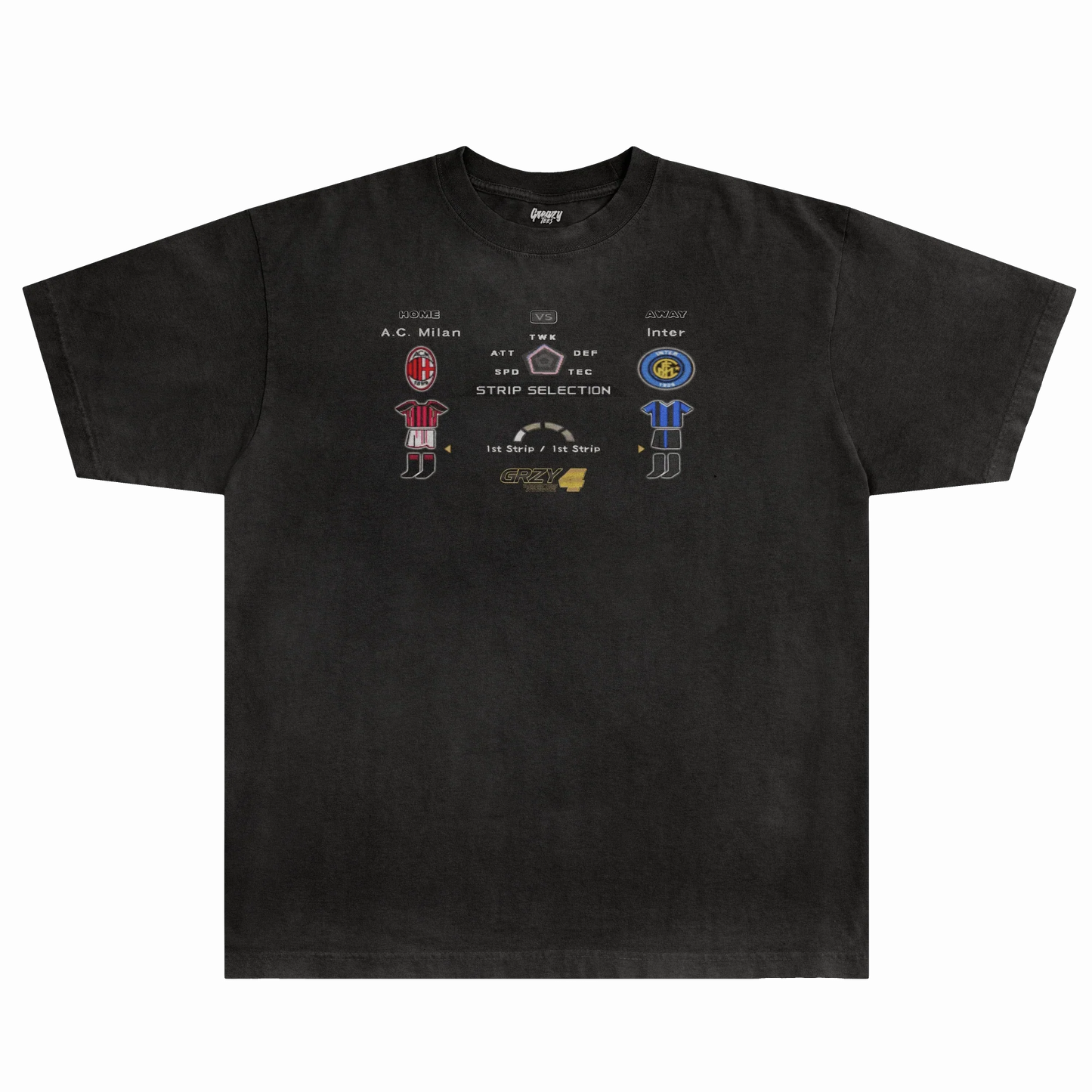 Milan Derby PES Classics Tee Style001