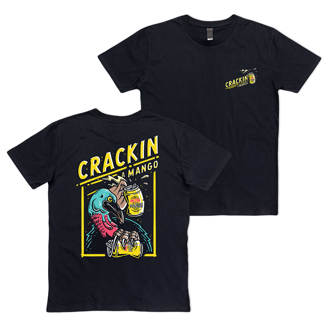 Crackin Tee Black