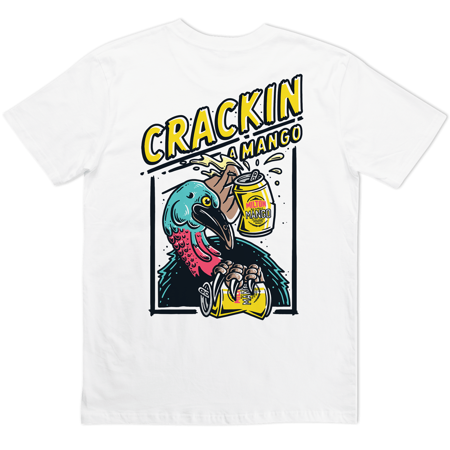 Crackin Tee White