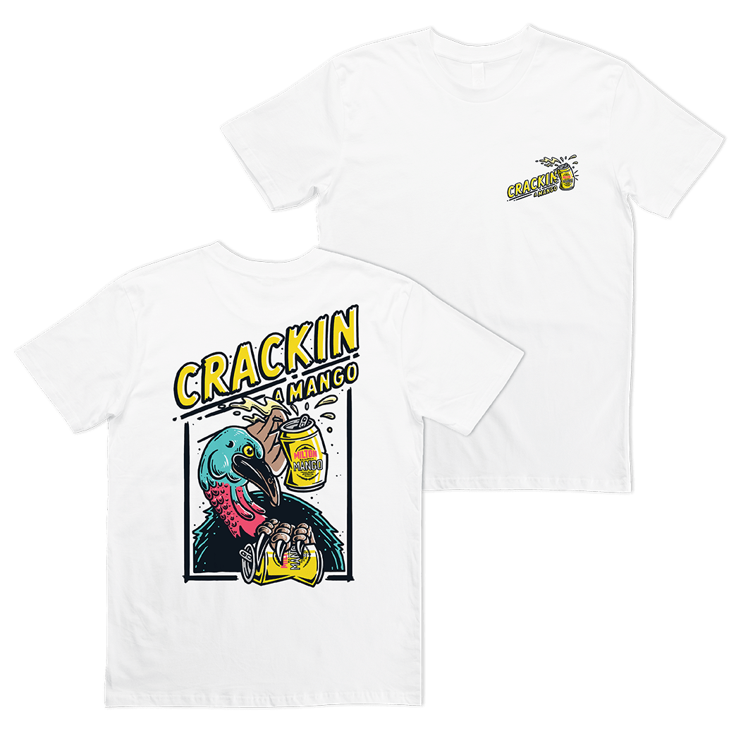 Crackin Tee White