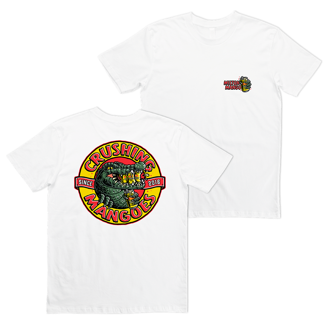 Crushing Mangoes Tee White