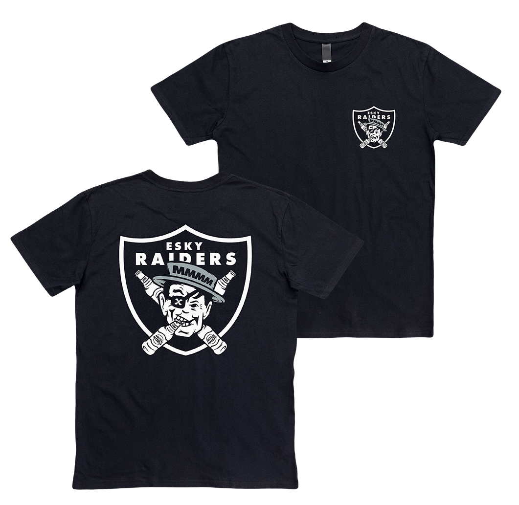 Esky Raiders Tee Black