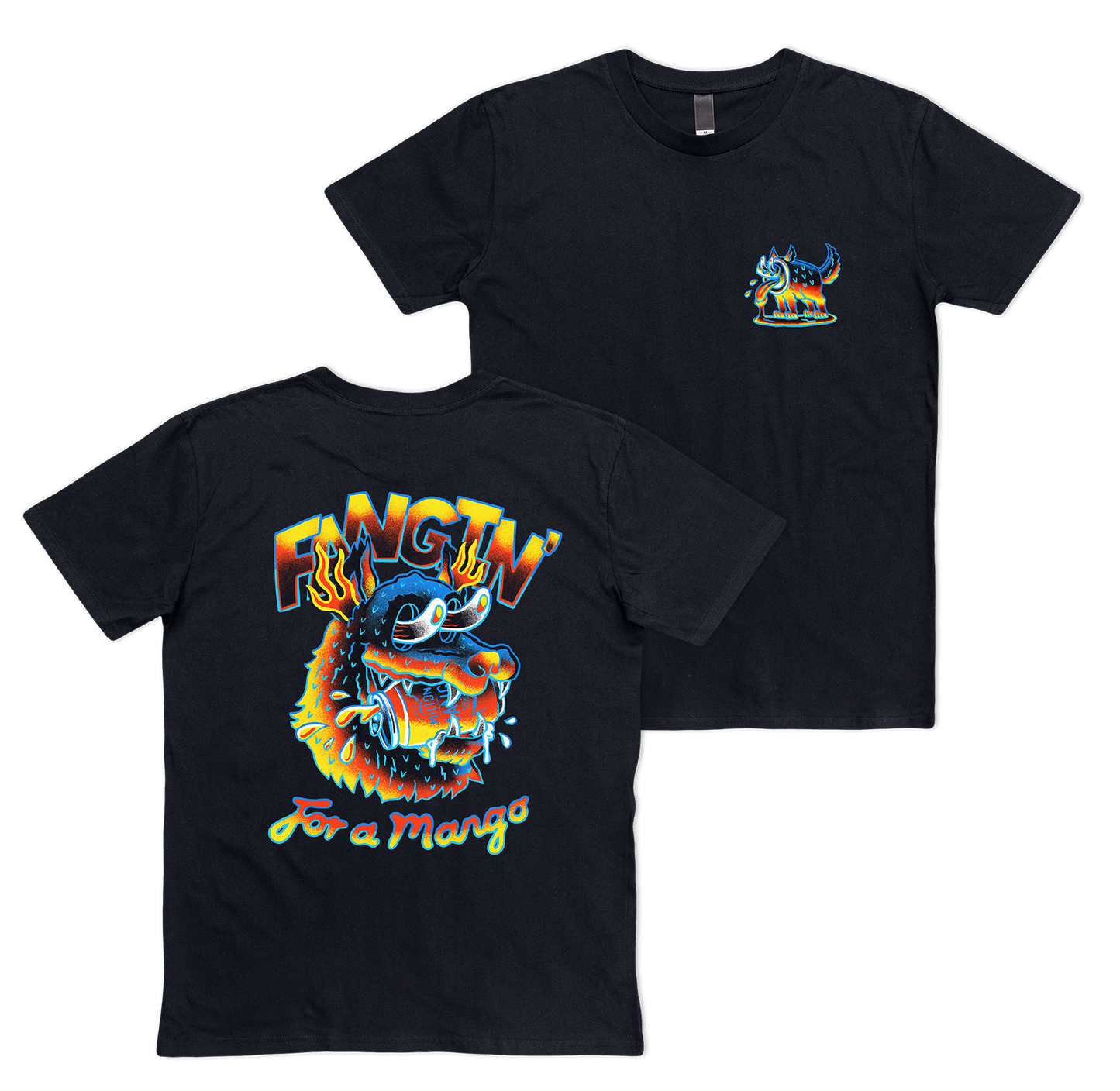 Fangin 4 Tee Black