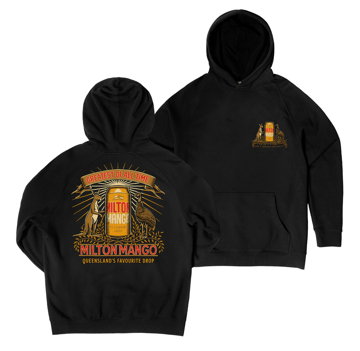 GOAT of Arms Hoodie Black
