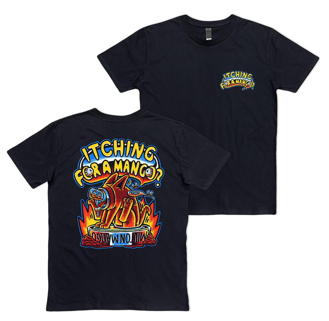 Itching for a Mango Tee Black