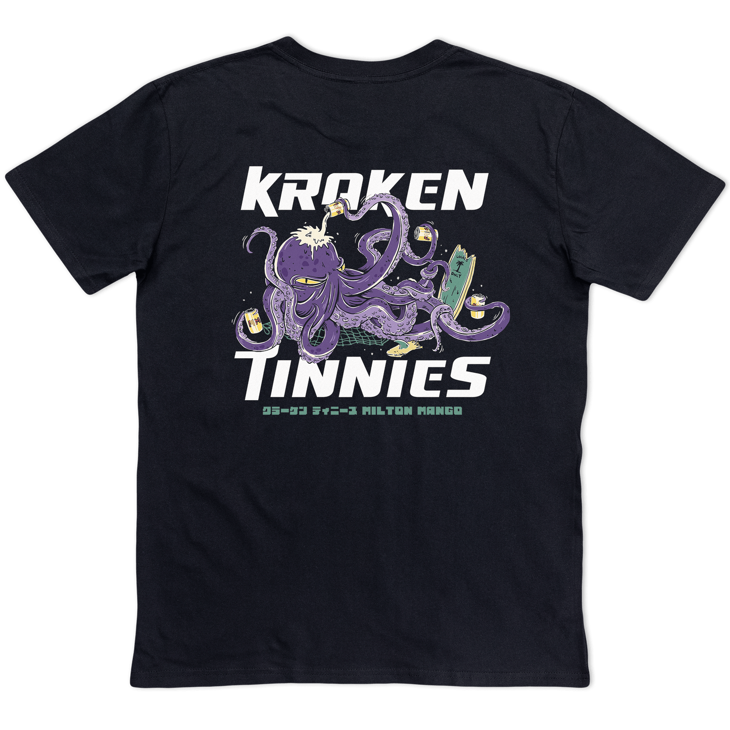 Kraken Tinnies Tee Black
