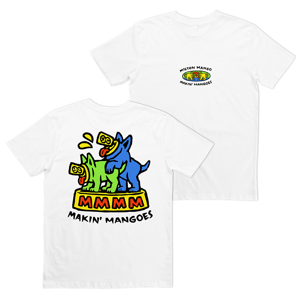 Makin' Mangoes Tee White