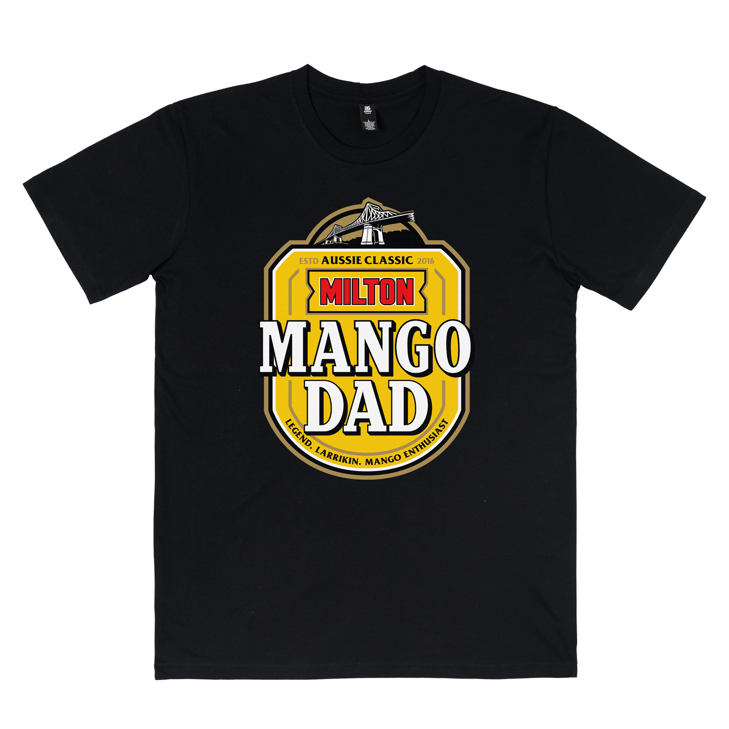 Mango Dad Tee Black