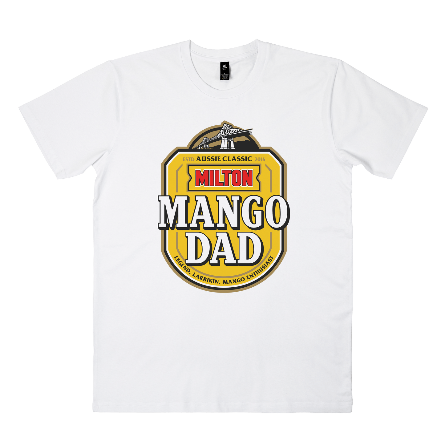 Mango Dad Tee White
