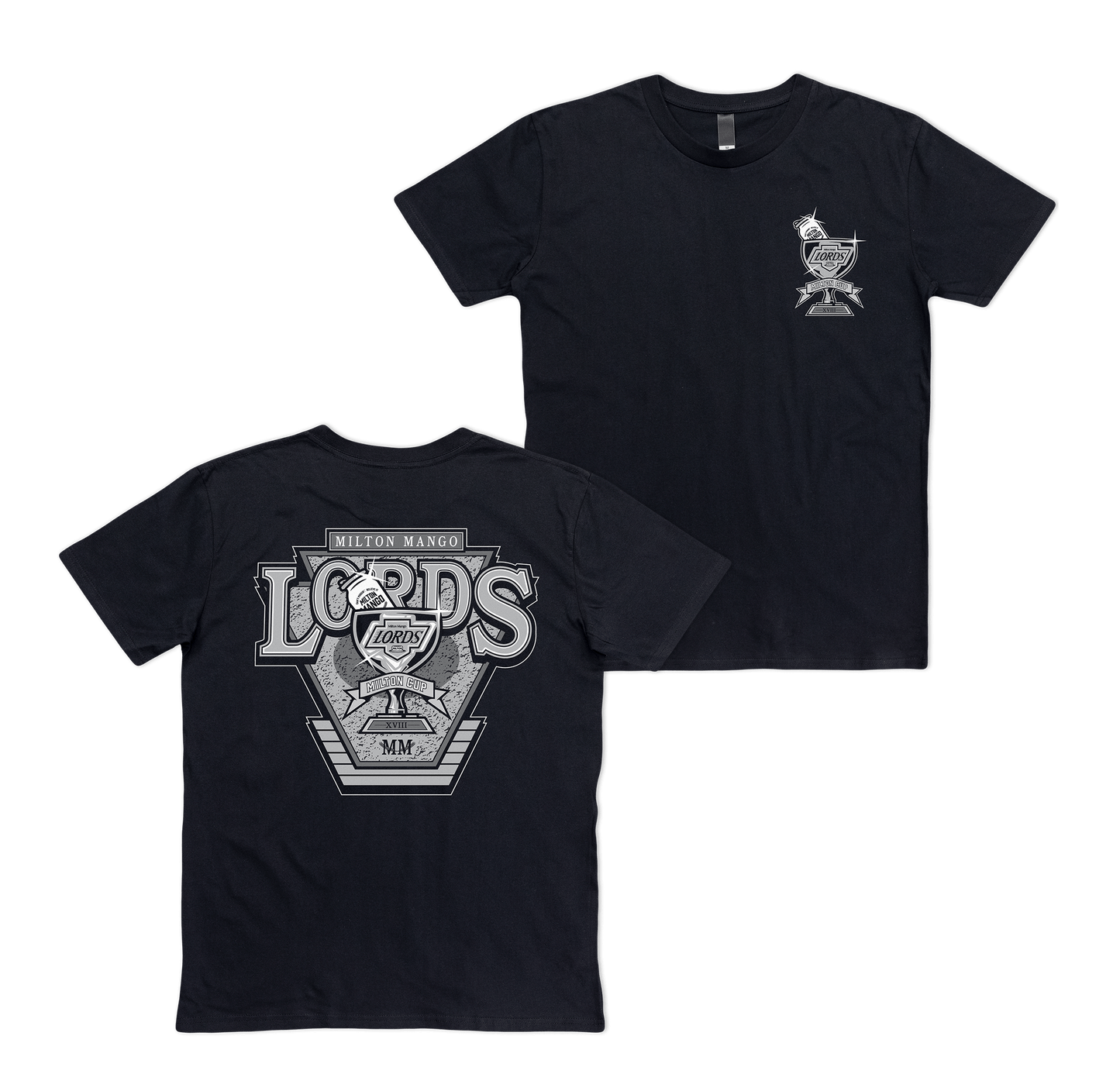Milton Cup Tee Black