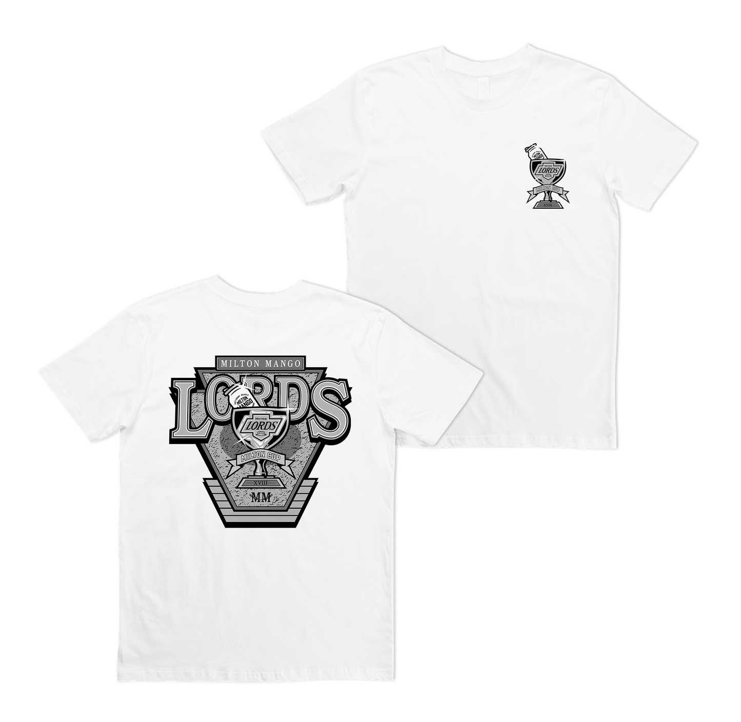 Milton Cup Tee White