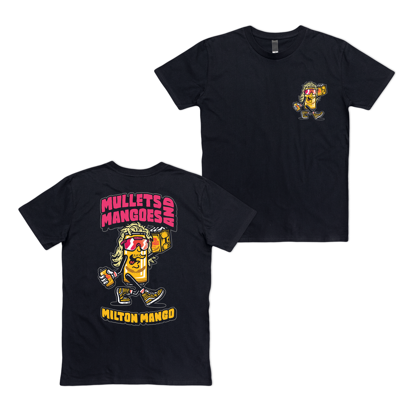 Mullets & Mangoes Tee Black
