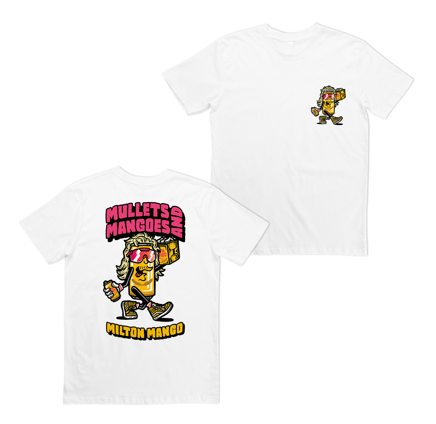 Mullets & Mangoes Tee White