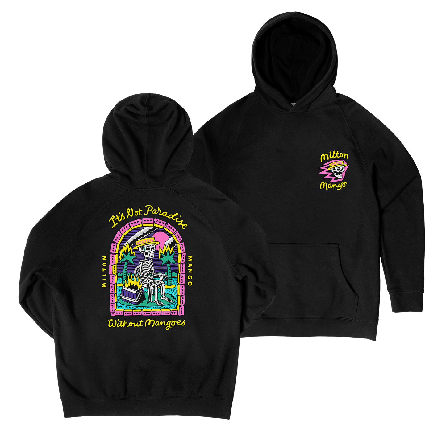 No Mangoes in Paradise Hoodie Grey