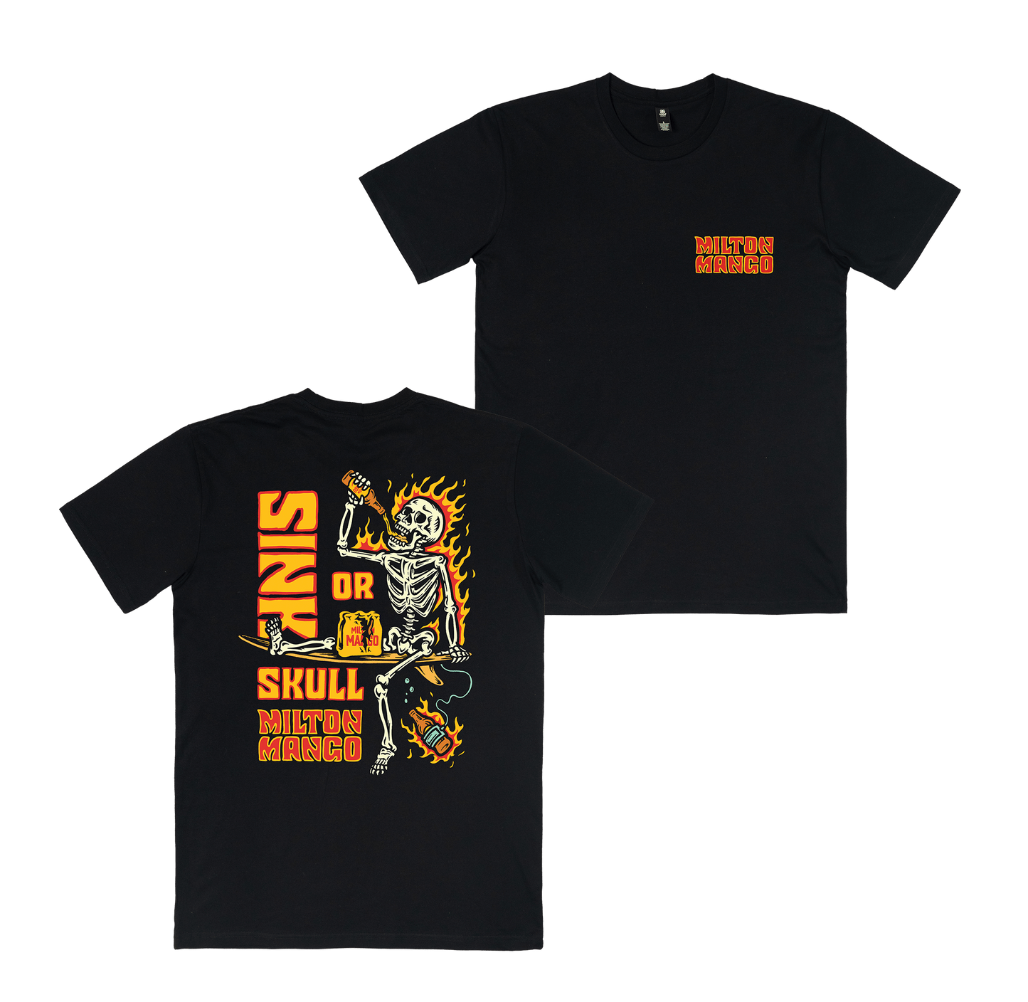 Sink or Skull Tee Black