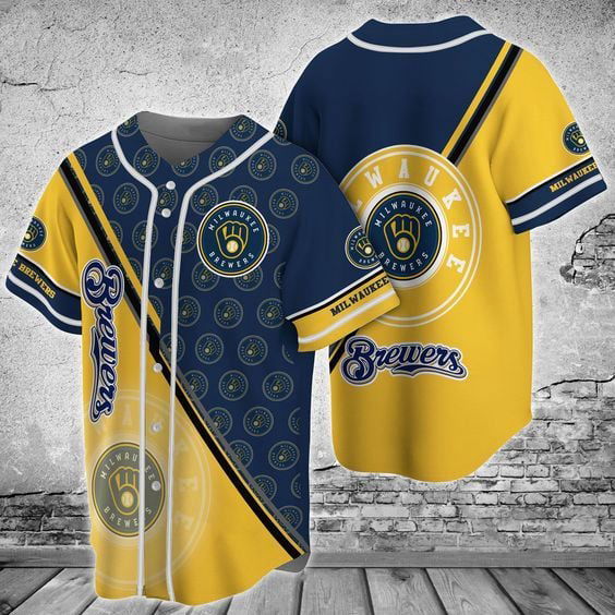 Milwaukee Brewers Baseball Jersey Gift for Men Dad - lylyprint.com