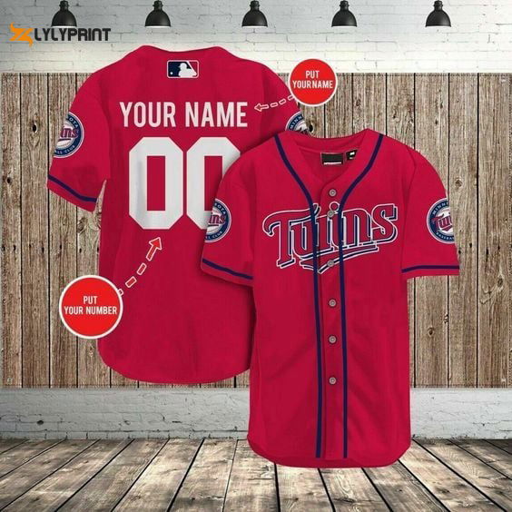 Minnesota Twins Baseball Jersey Gift for Men Dad - lylyprint.com