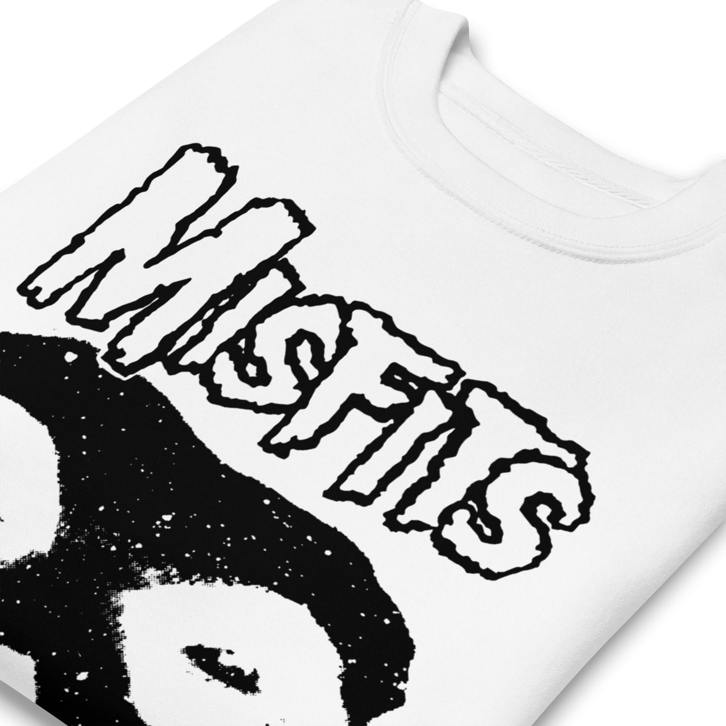 Misfits Black Skull Jumbo Print Sweatshirt