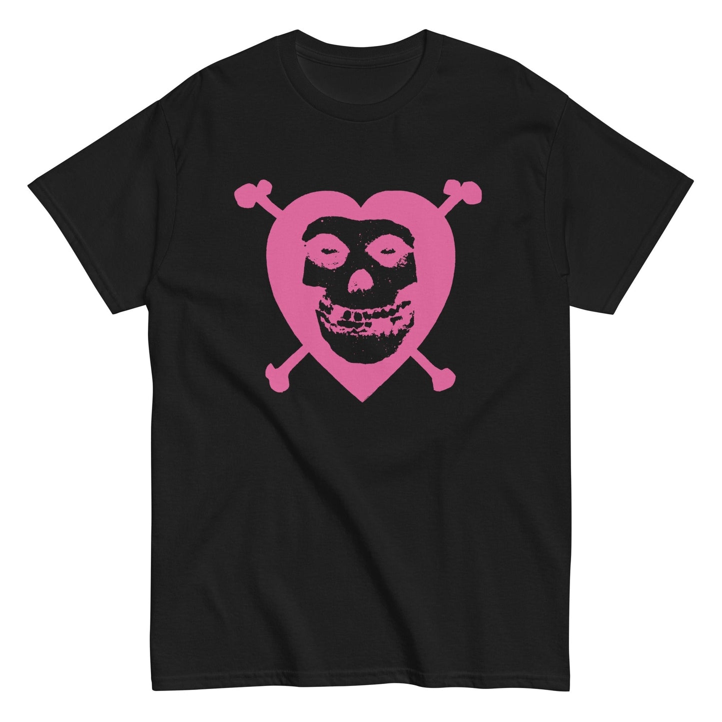 Misfits Heart Skull Logo T-Shirt