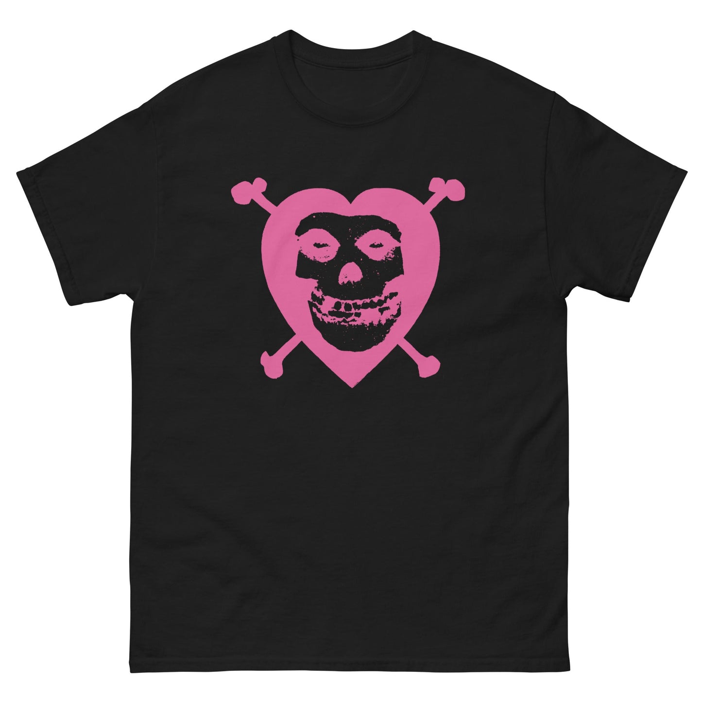 Misfits Heart Skull Logo T-Shirt