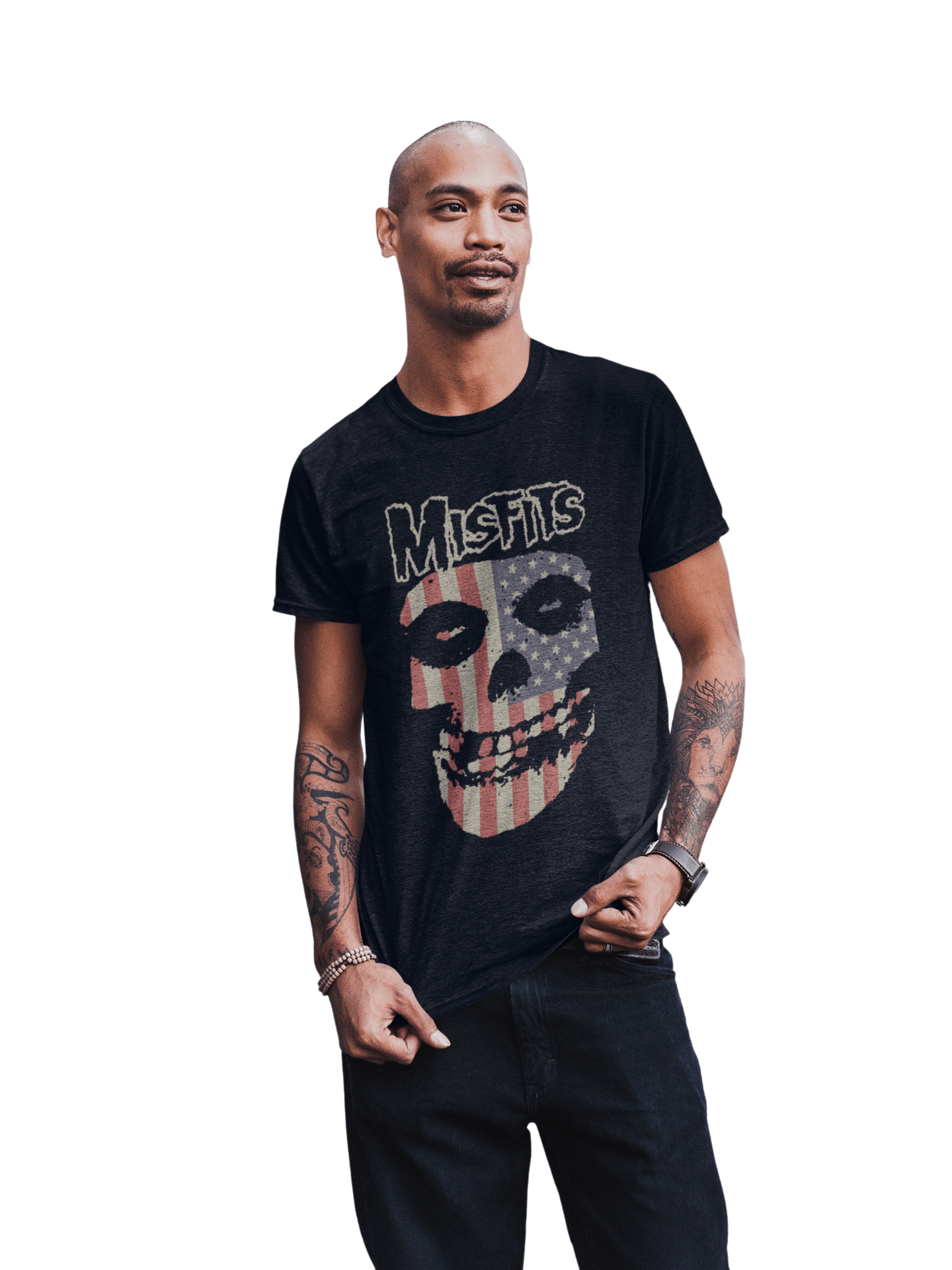 Misfits - USA Skull T-Shirt