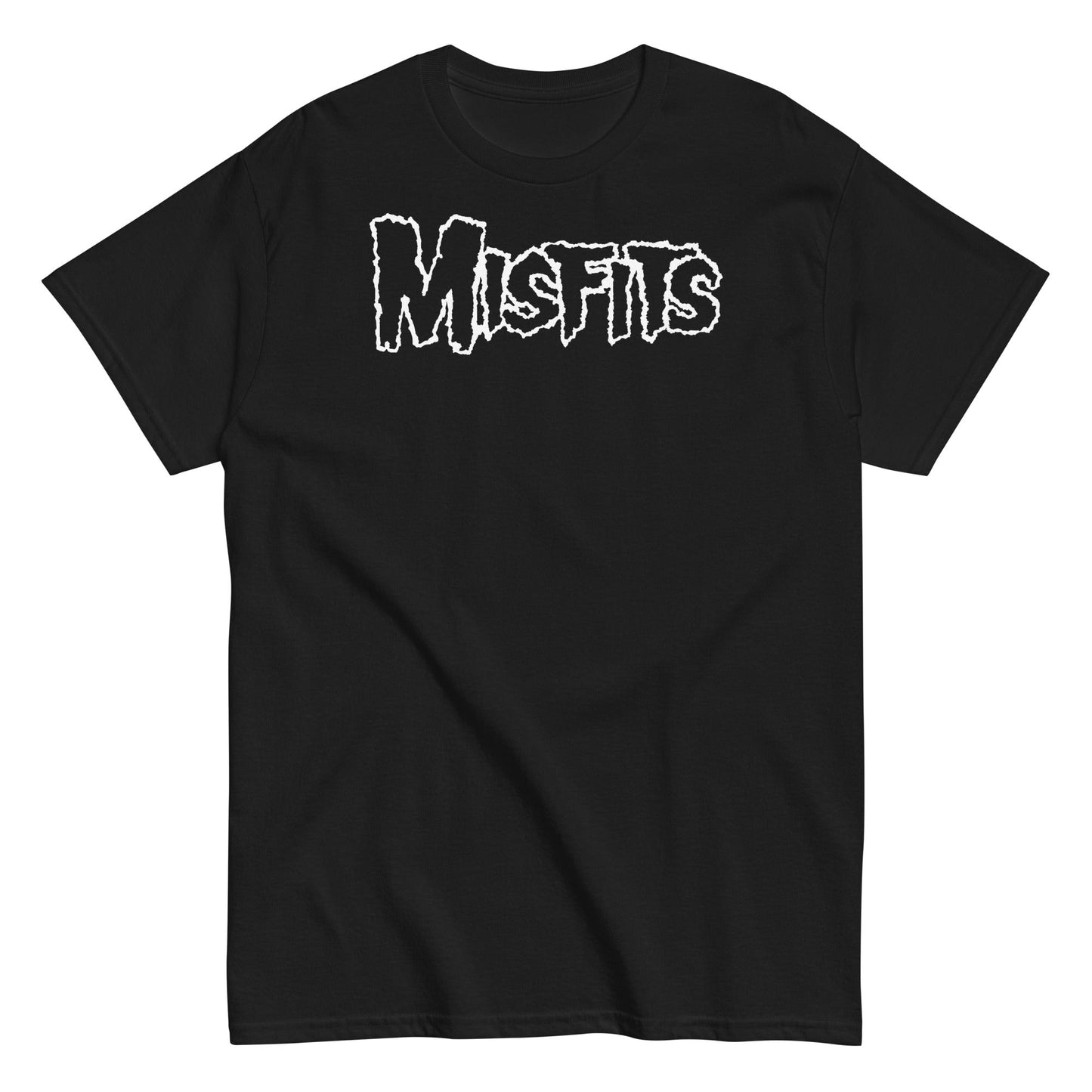 Misfits - White Drip Logo T-Shirt