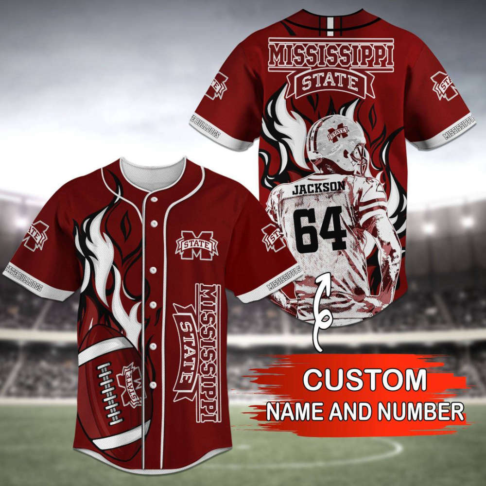 Mississippi State Bulldogs Baseball Jersey Personalized 2023 Gift For Men Women - lylyprint.com