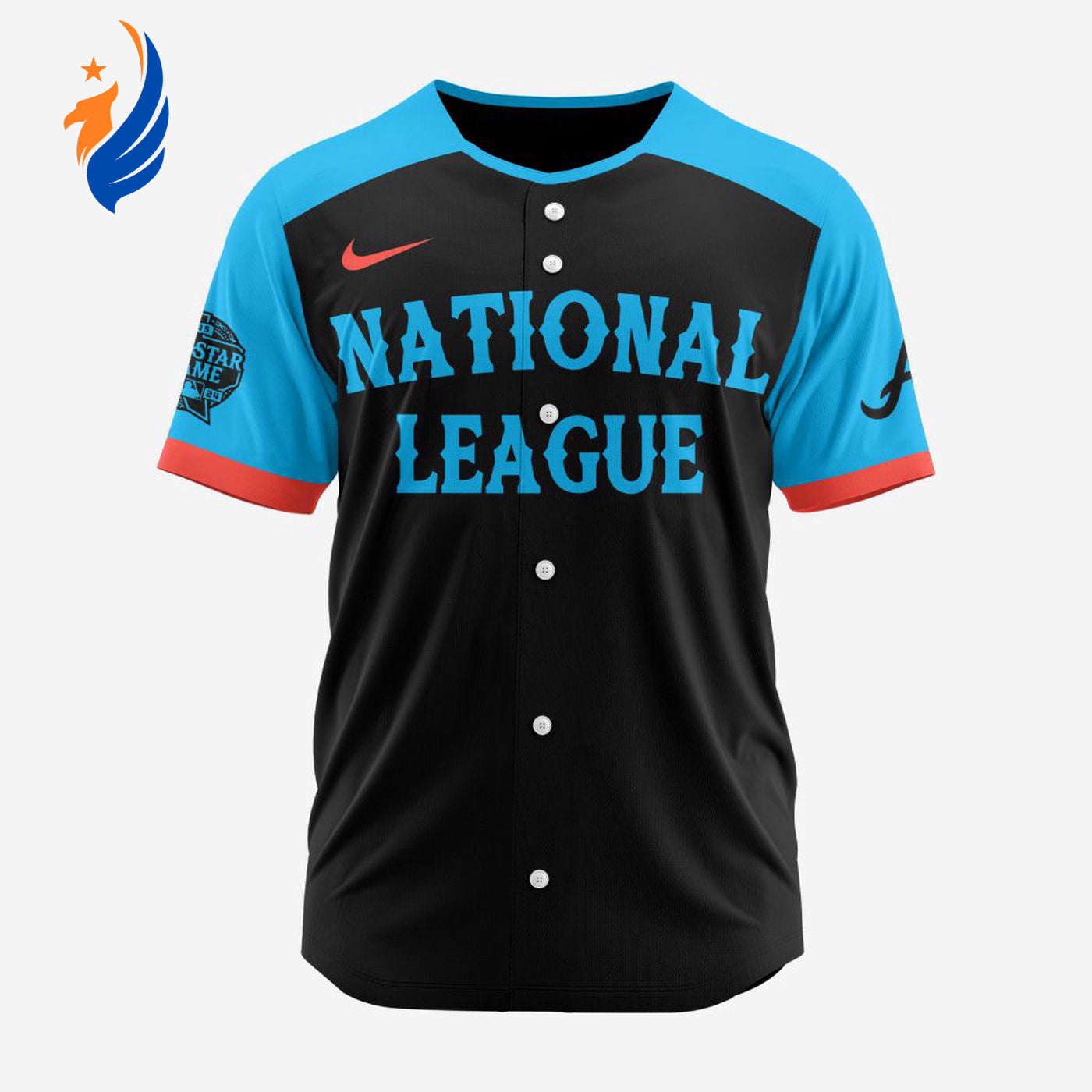MLB Atlanta Braves Personalized 2024 All Star Game Baseball Jersey - Bafud