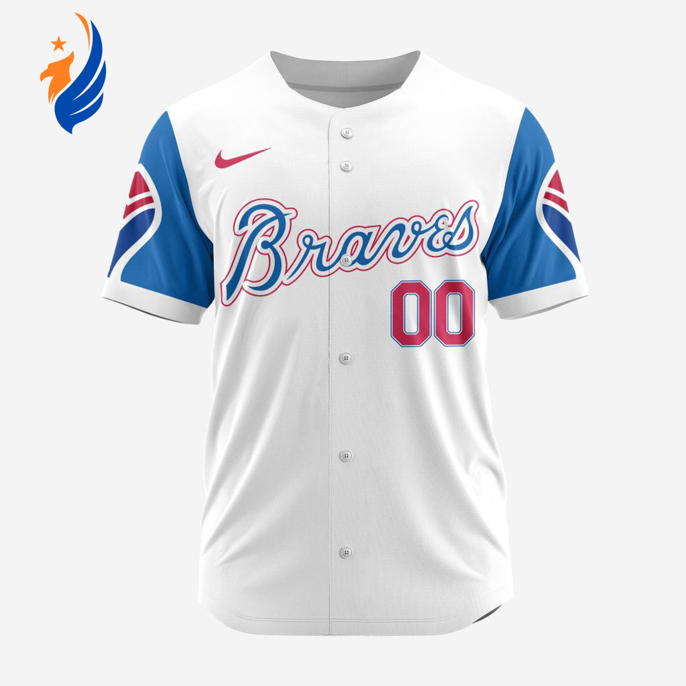 MLB Atlanta Braves Personalized Alternate Design Concept Baseball Jersey 2401 - Bafud