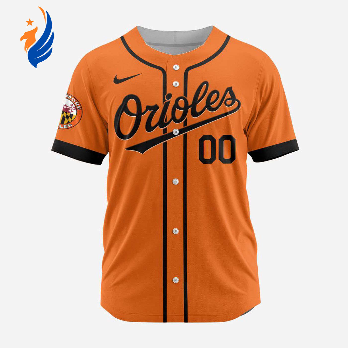 MLB Baltimore Orioles Personalized Alternate Design Concept Baseball Jersey 2404 - Bafud