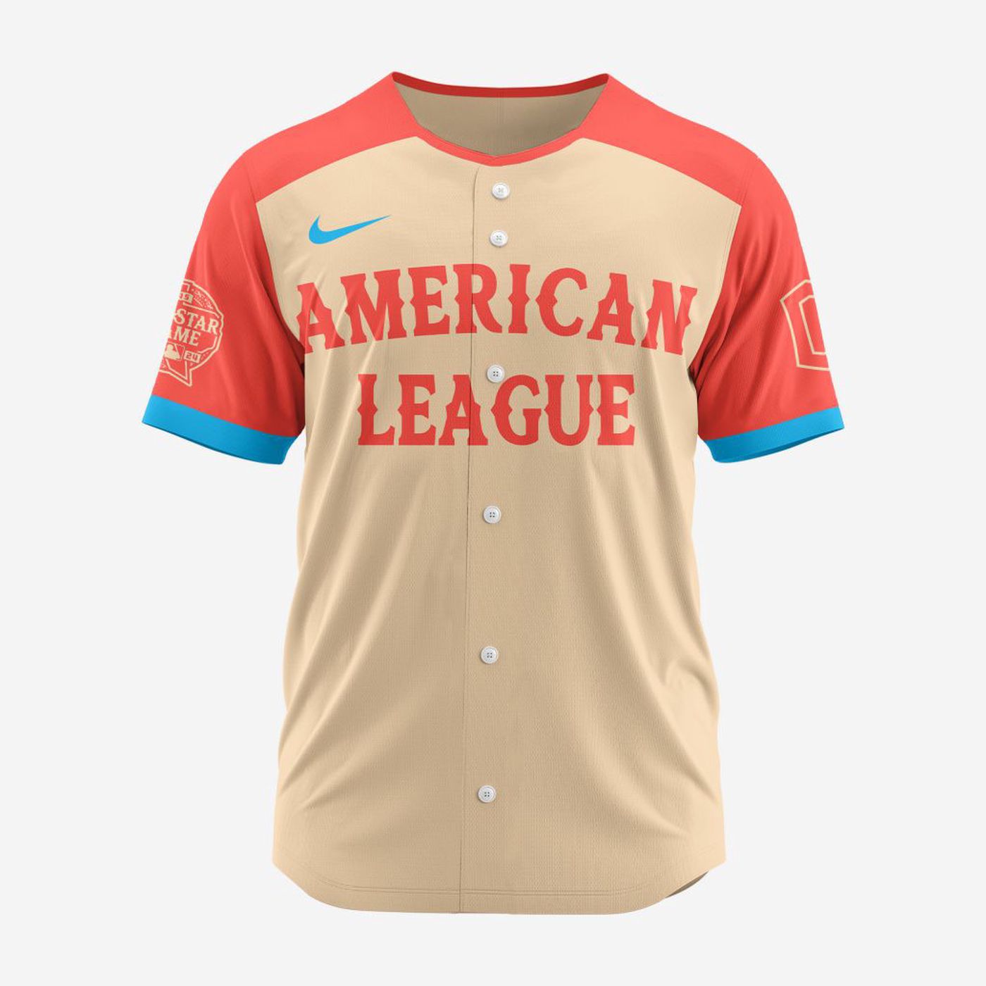 MLB Cleveland Guardians Personalized 2024 All Star Game Baseball Jersey - Bafud