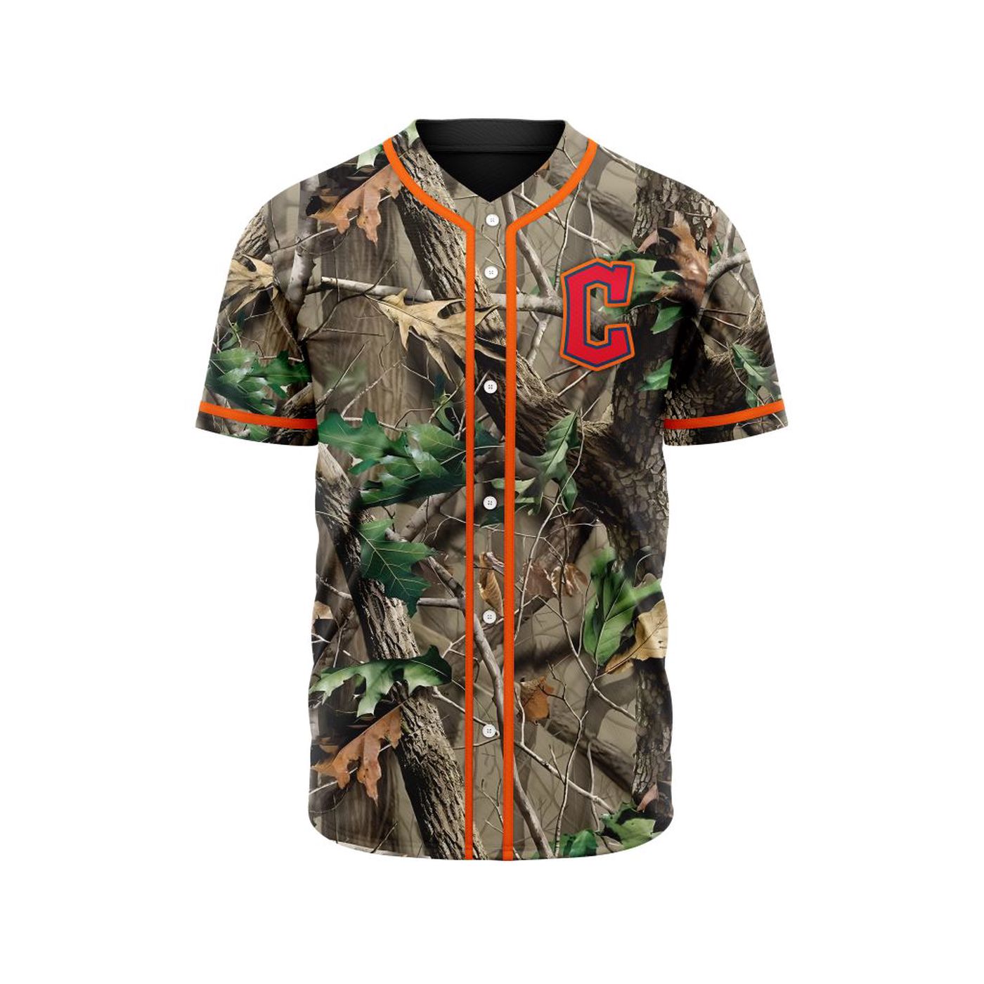 MLB Cleveland Guardians Special Realtree Camo Hunting Baseball Jersey Gift for Men Women - Bafud
