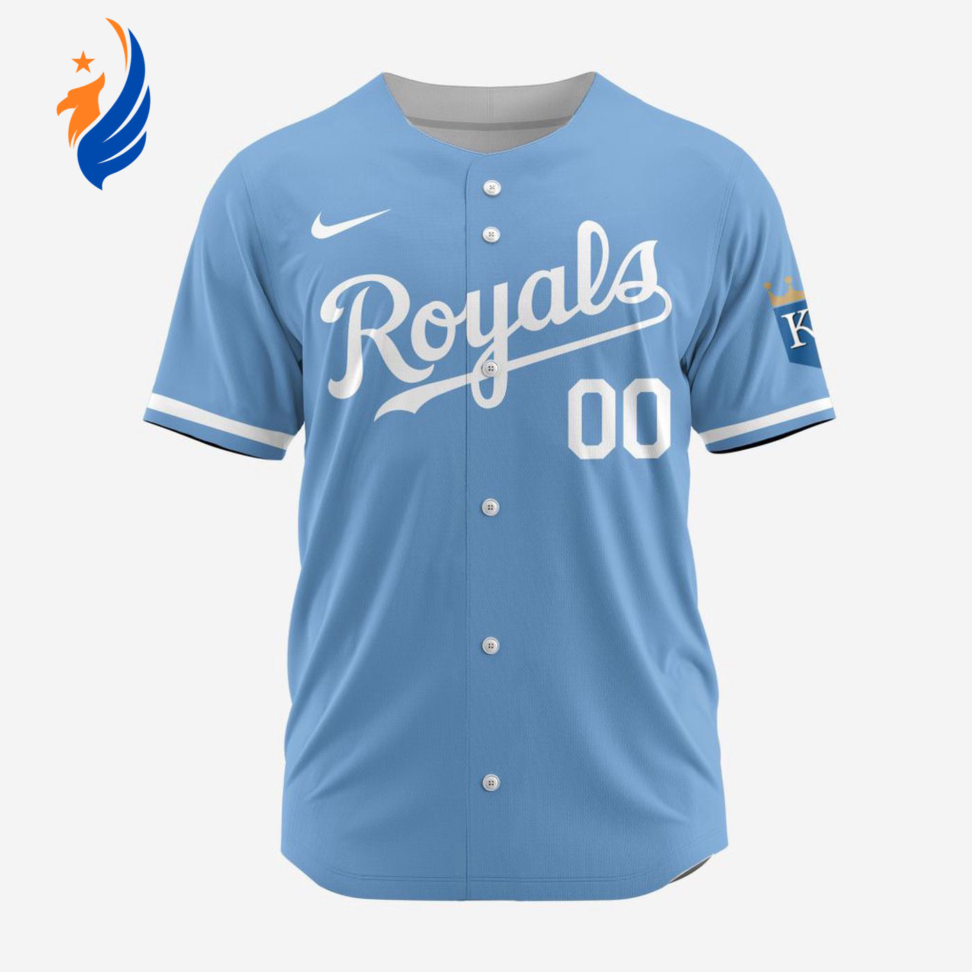 MLB Kansas City Royals Personalized Alternate Baseball Jersey - Bafud